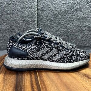 Adidas PureBOOST Legend Link Mens Running Shoes Blue White Sz 9.5 NO INSOLES